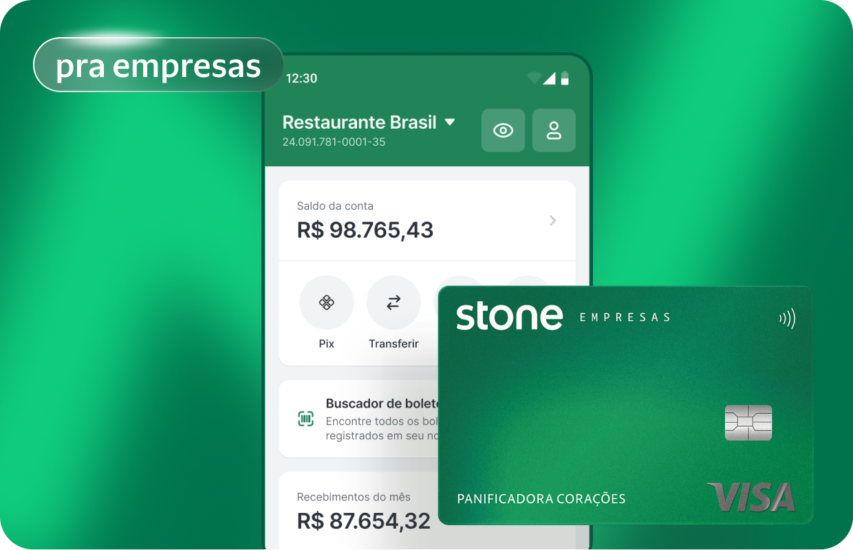 Conta PJ com atendimento humano 24hrs - Stone