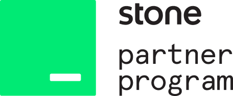 Logo do programa de parcerias da Stone