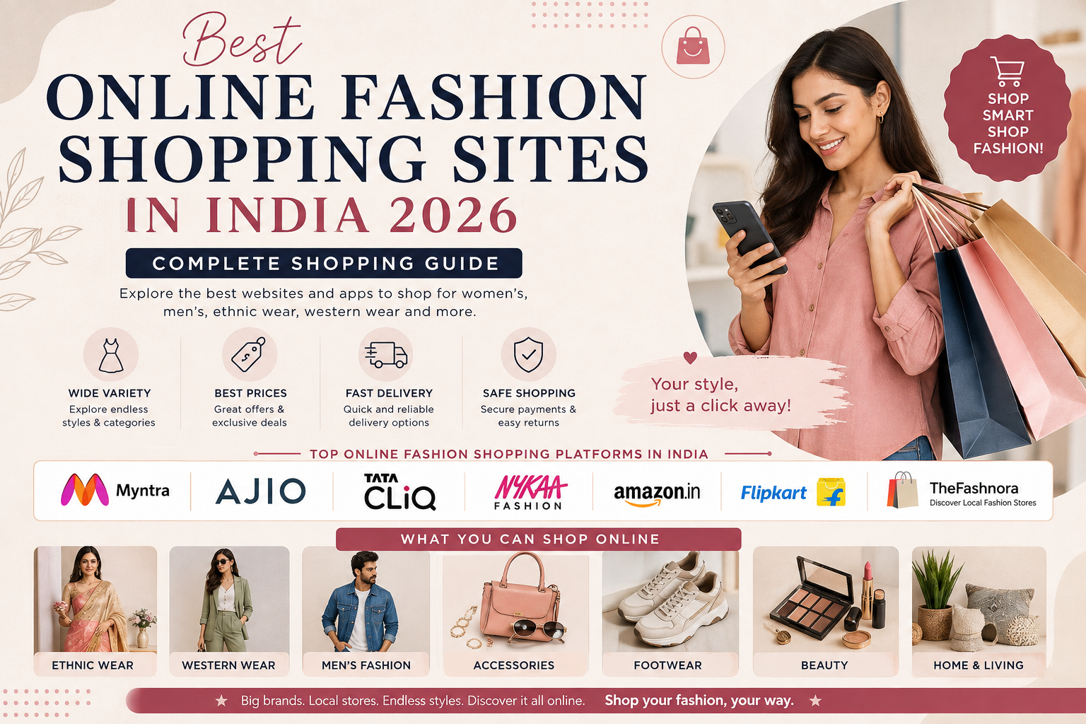 Best Online Fashion Shopping Sites in India 2026: Complete Shopping Guide