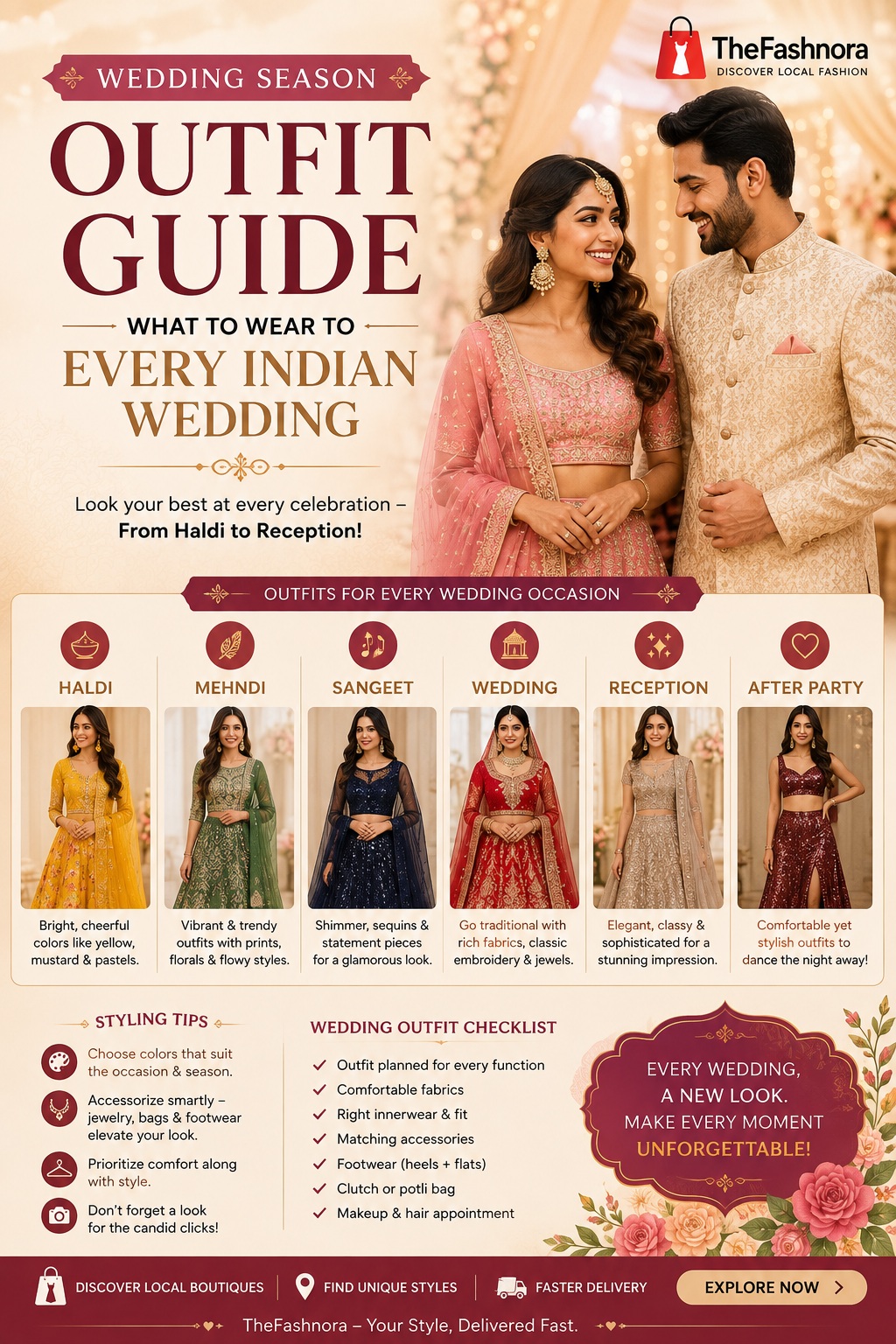 Wedding Season Outfit Guide: What to Wear to Every Indian Wedding Function