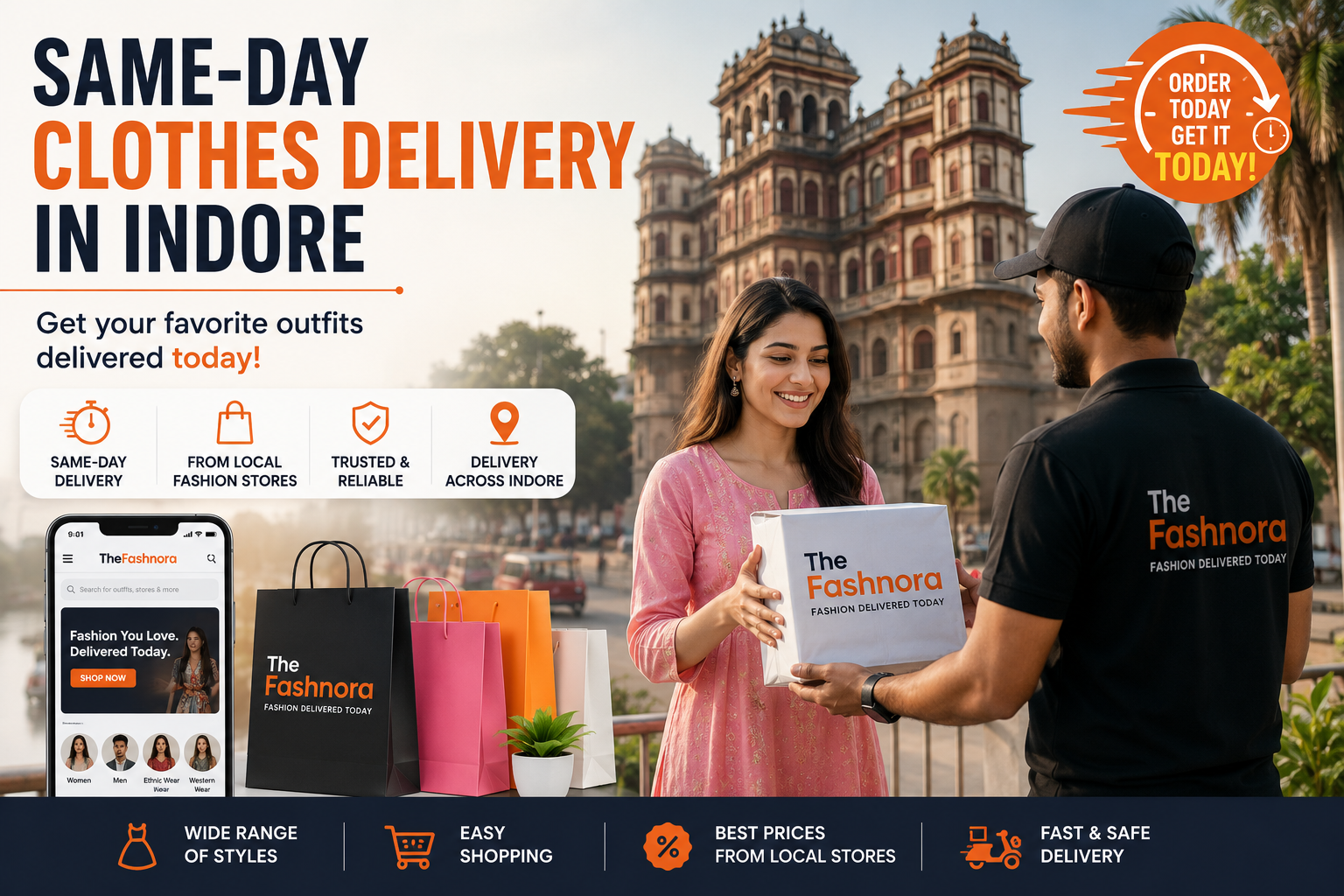 Same-Day Clothes Delivery in Indore: How to Get Your Outfit Delivered Today