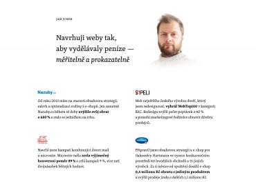 Náhled webu - Jan Junek