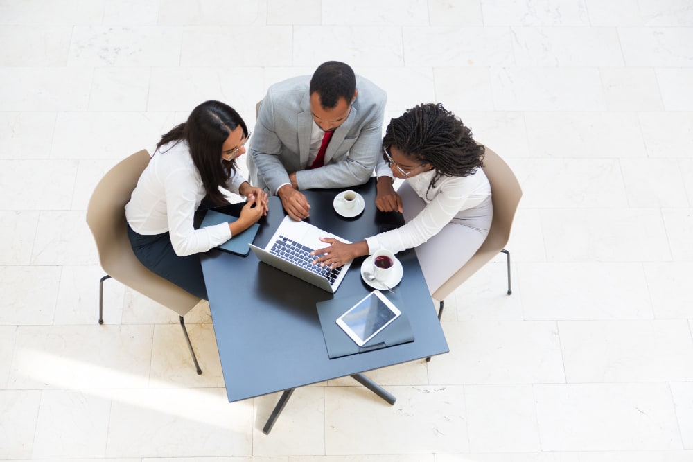 Team collaboration meeting