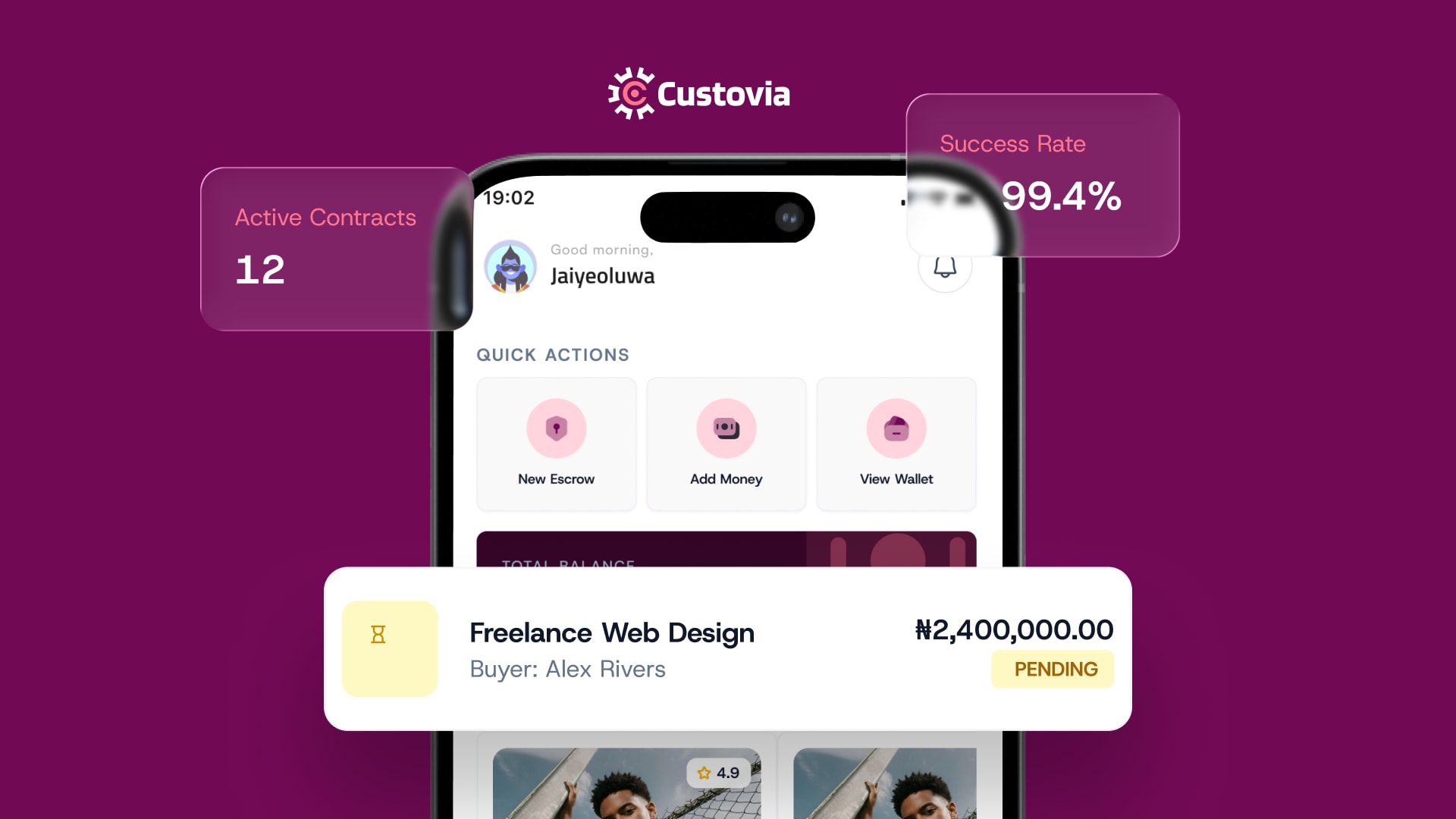 Custovia Escrow App