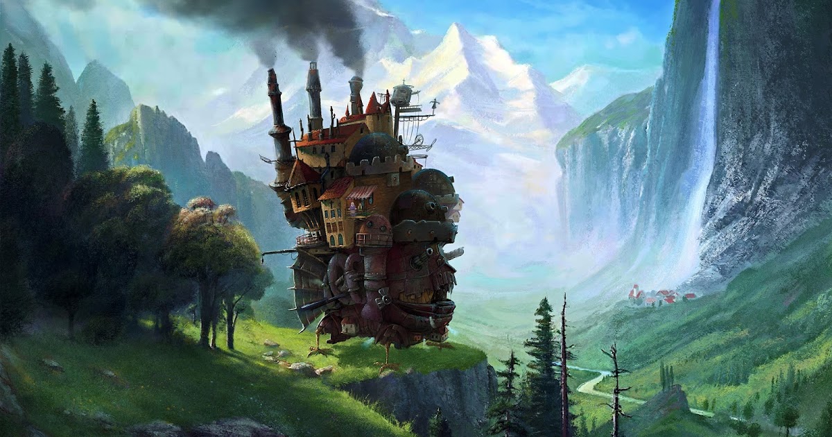 Howl’s Moving Castle backdrop