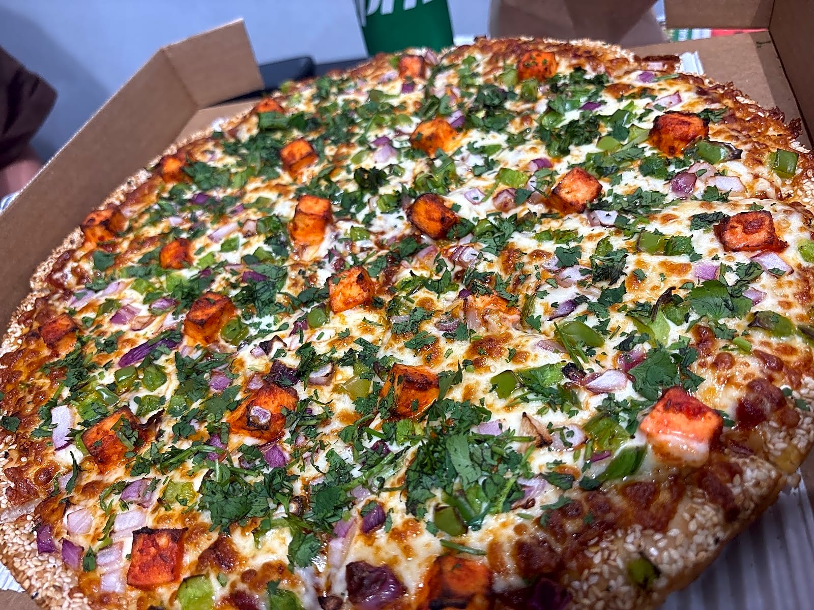 Red Swan Pizza — plated pizza