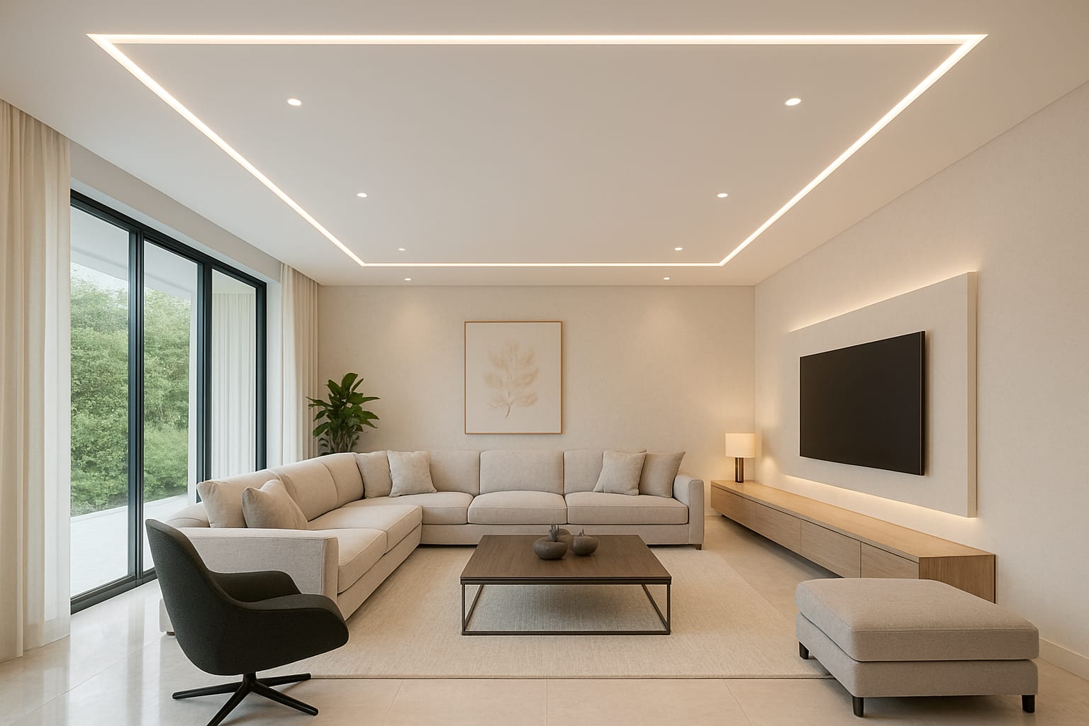 Serviço de drywall finalizado pela Drywall & Decor SP em obra em São Paulo - SP