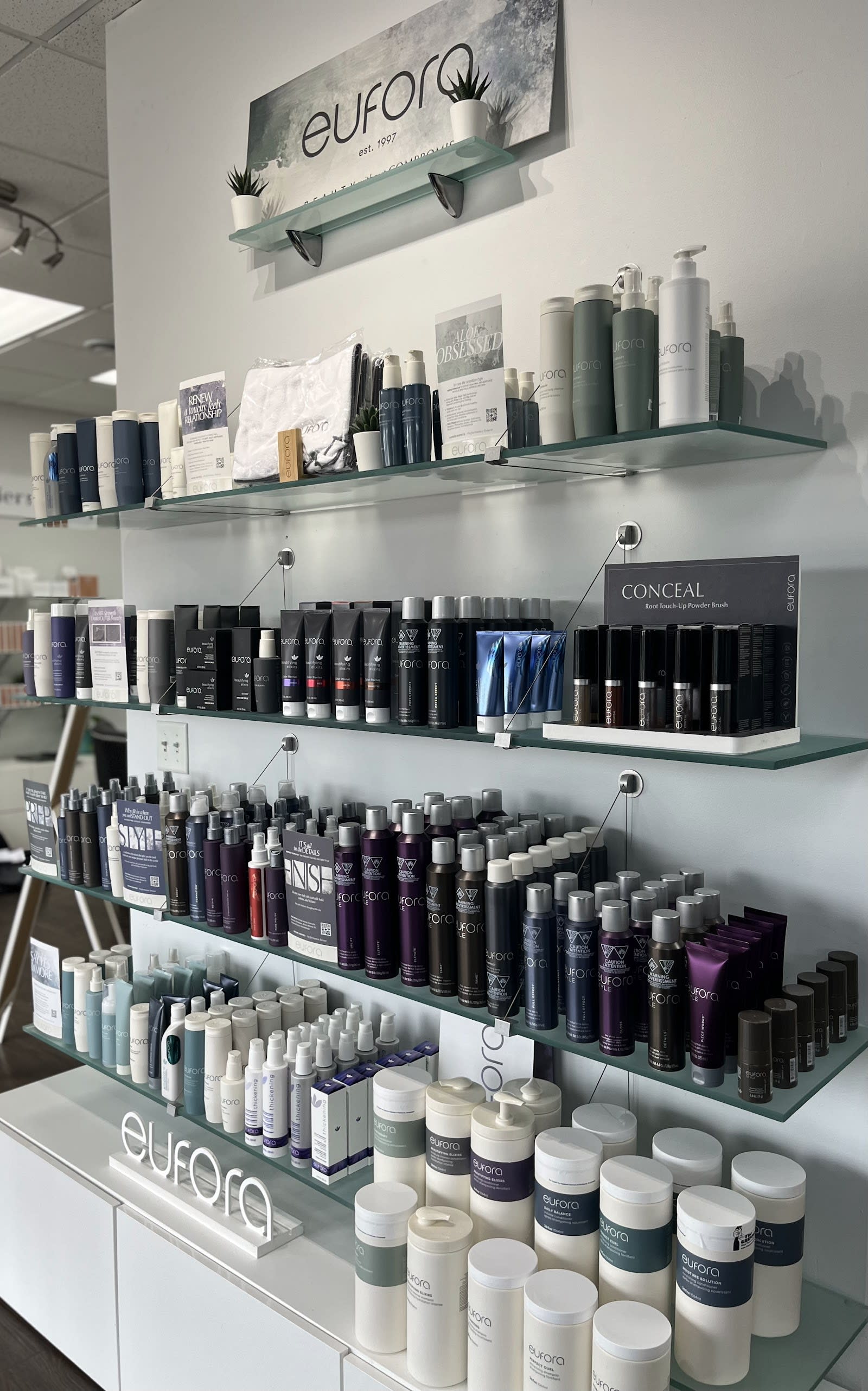 Colour treatment result at Colors Beauty and Wellness