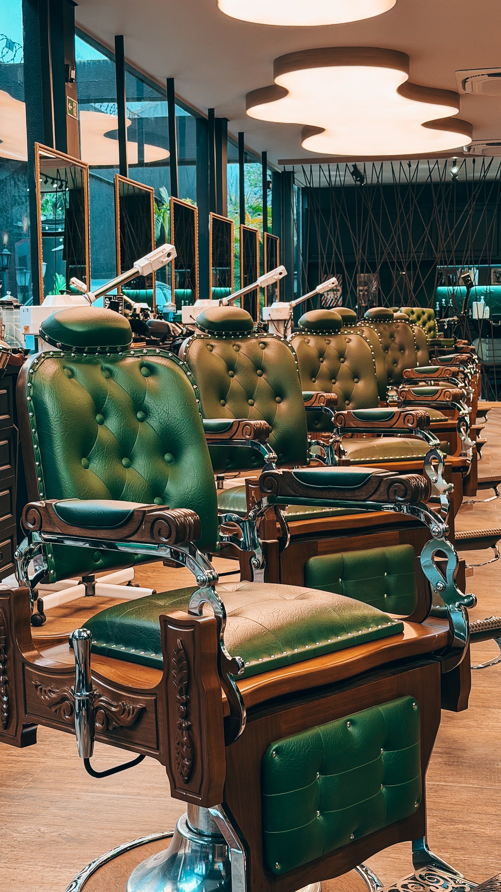 Detalhe de corte na Barbearia New Orleans, São Paulo