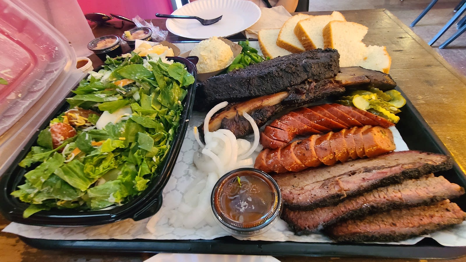Jalapeño cheddar sausage links from CorkScrew BBQ