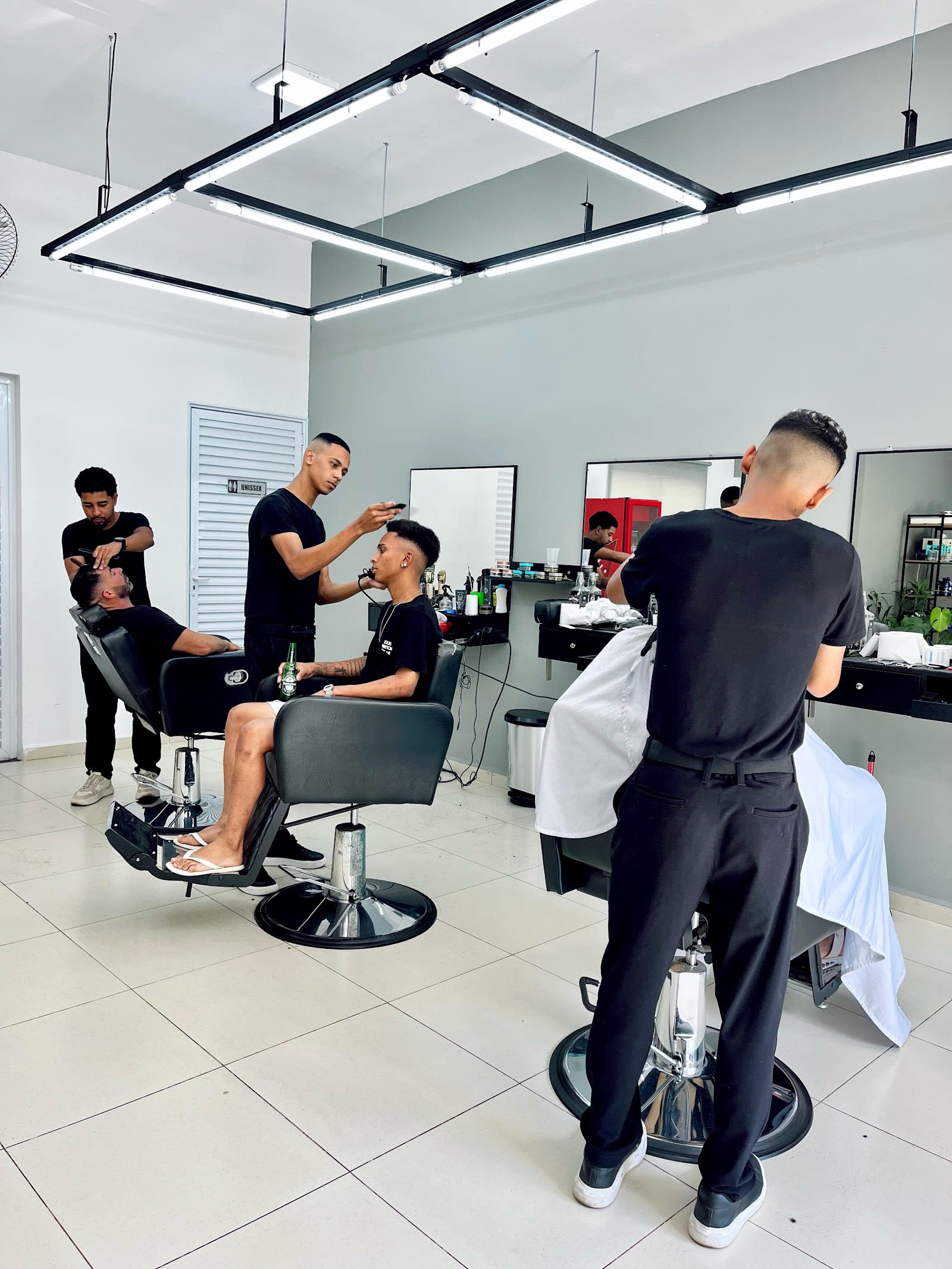 Corte de cabelo na Forjatto Barbearia, Jardim Santa Rosa, Jaú