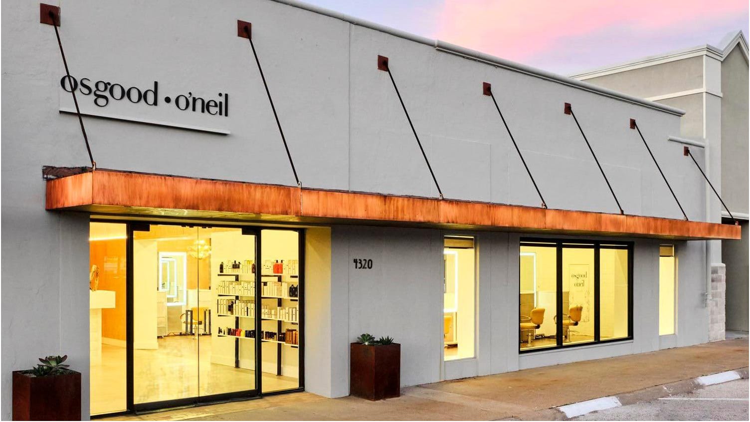Inside Osgood O'Neil Salon at 6932 Snider Plaza, Dallas