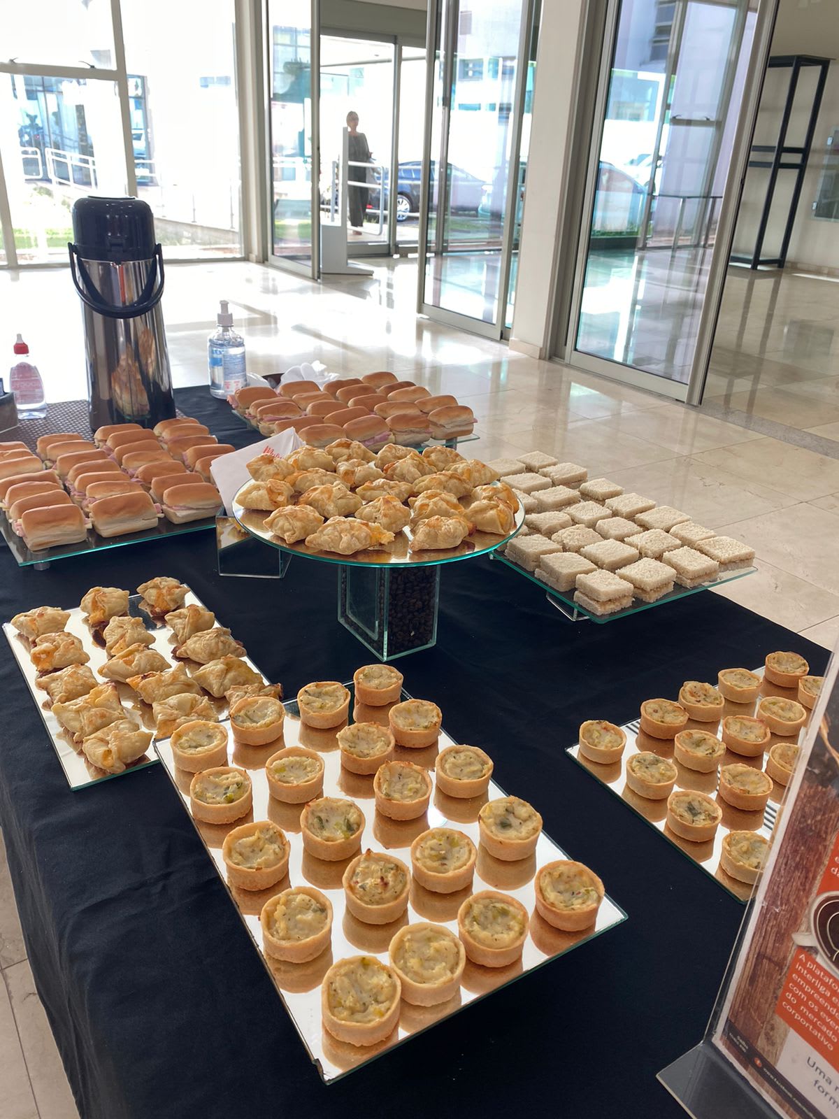 Salgados e petiscos do buffet Chef Lu Arte & Sabor
