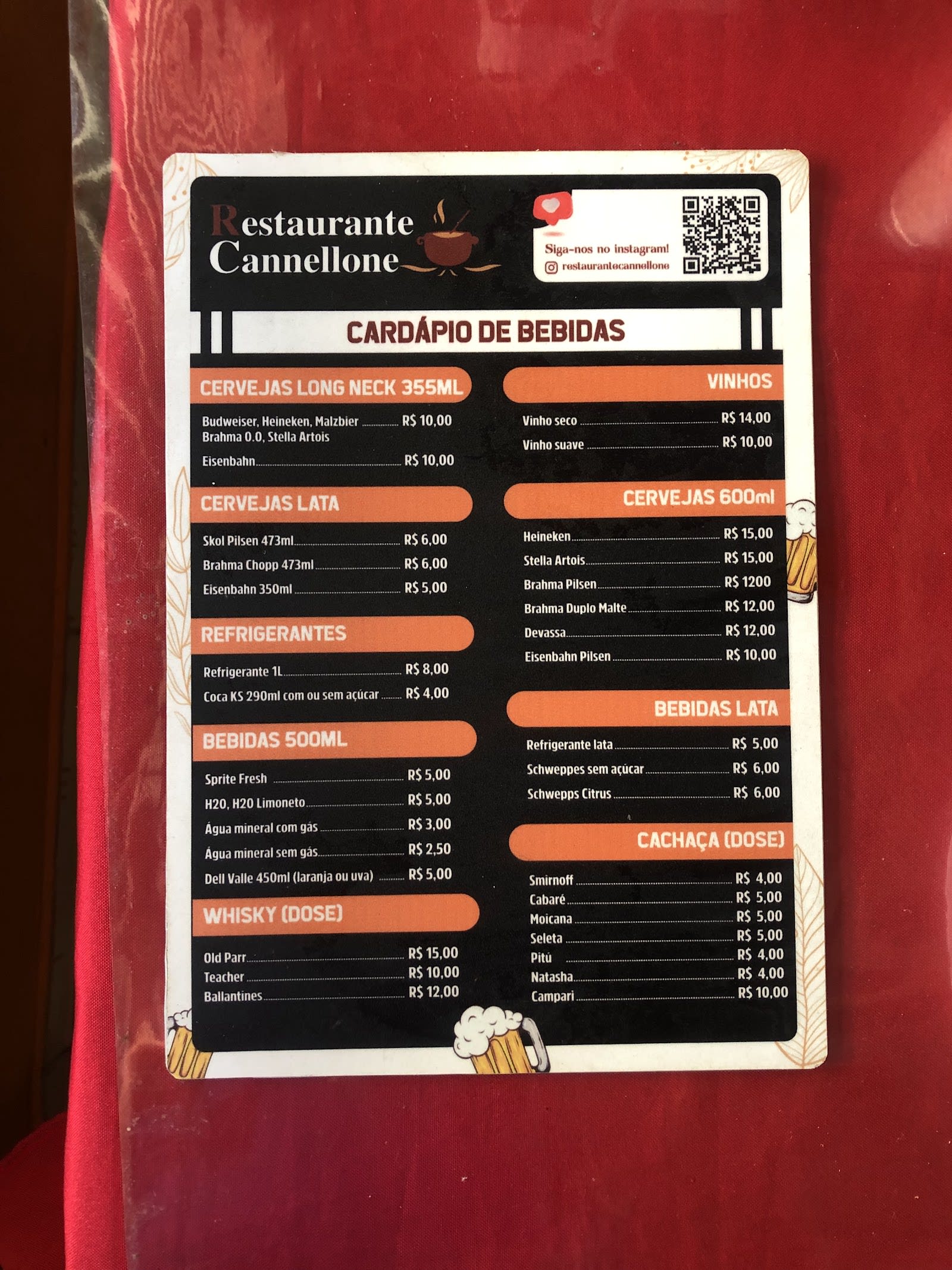 Detalhe de prato do Cannellone, Feira de Santana