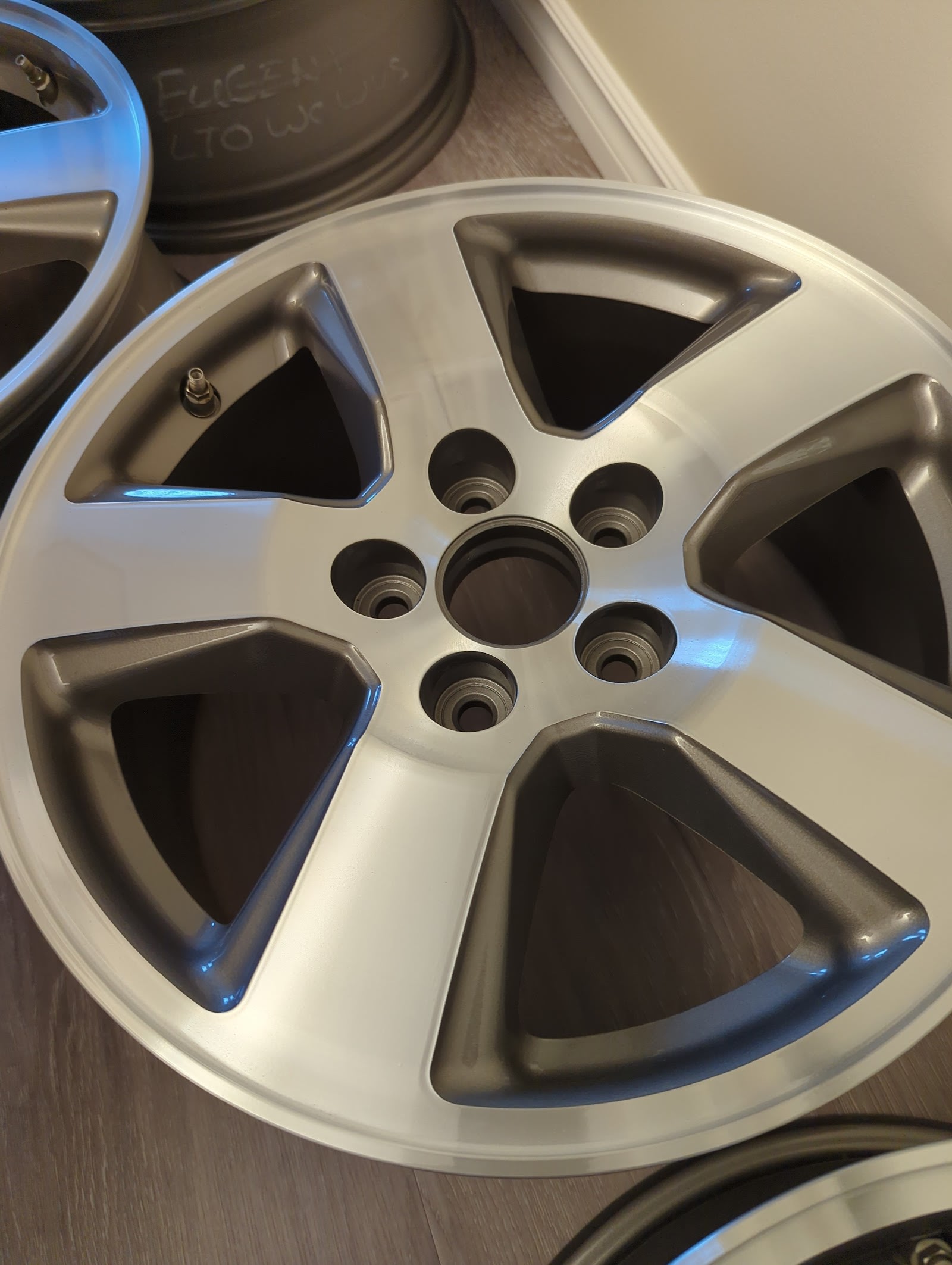 Rim repair and refinishing at Winnipeg Wheel Works, Winnipeg