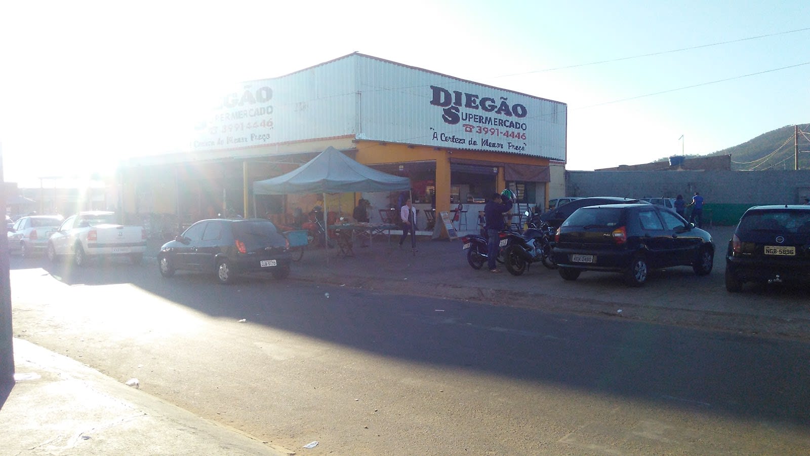 Área interna do Supermercado Diegão