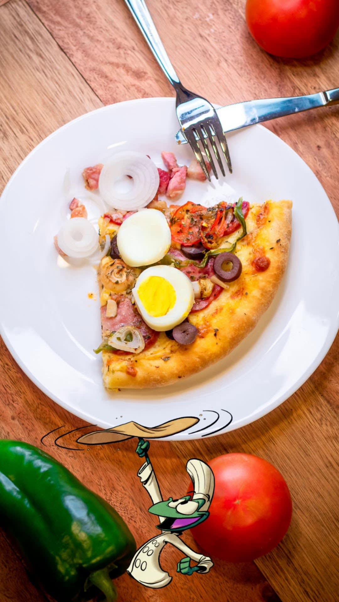 Pedido servido na Largato Pizzaria e Hamburgueria, em Matipó (MG)