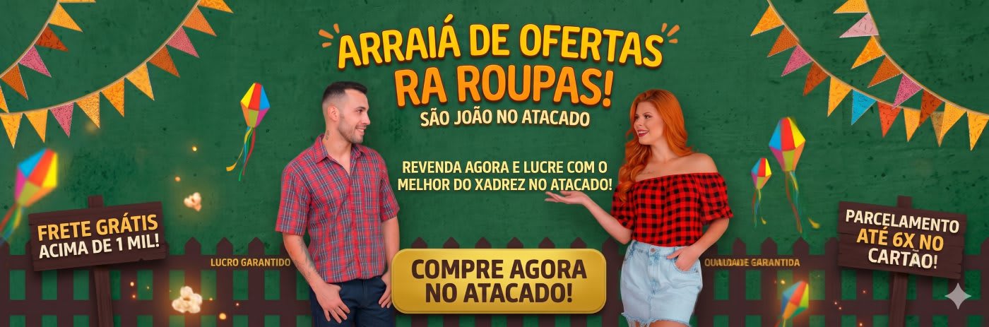 Peças selecionadas do catálogo da fábrica em Santa Cruz do Capibaribe