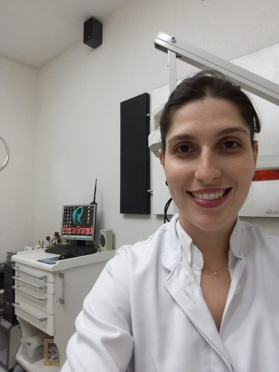 Recepção do consultório da Dra. Rebeca Granado, Piracicaba-SP