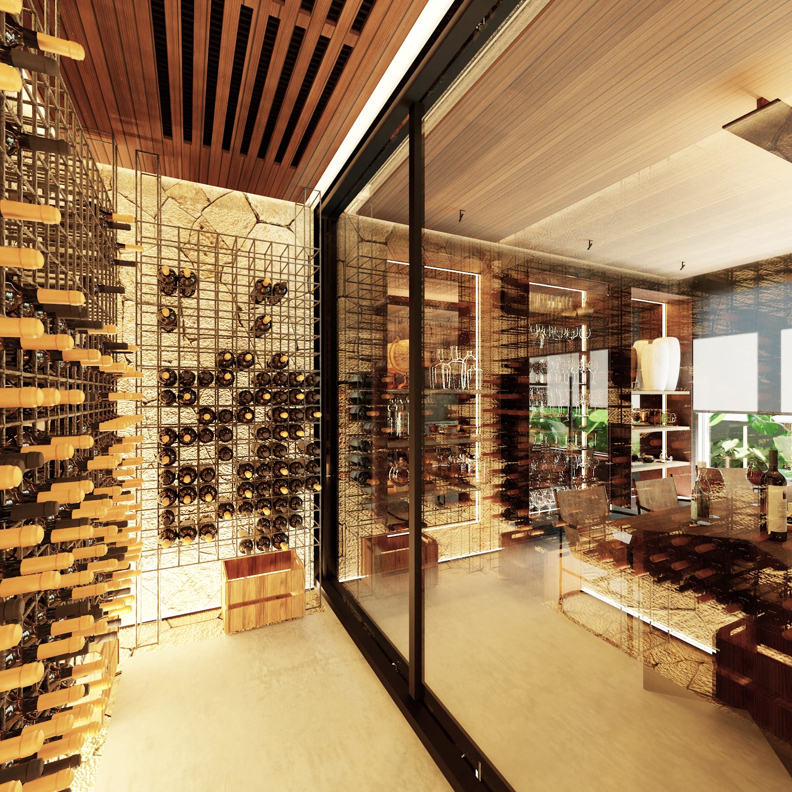 Sala de estar projetada pela equipe Adriano Mendonça Arquitetura, Campinas-SP