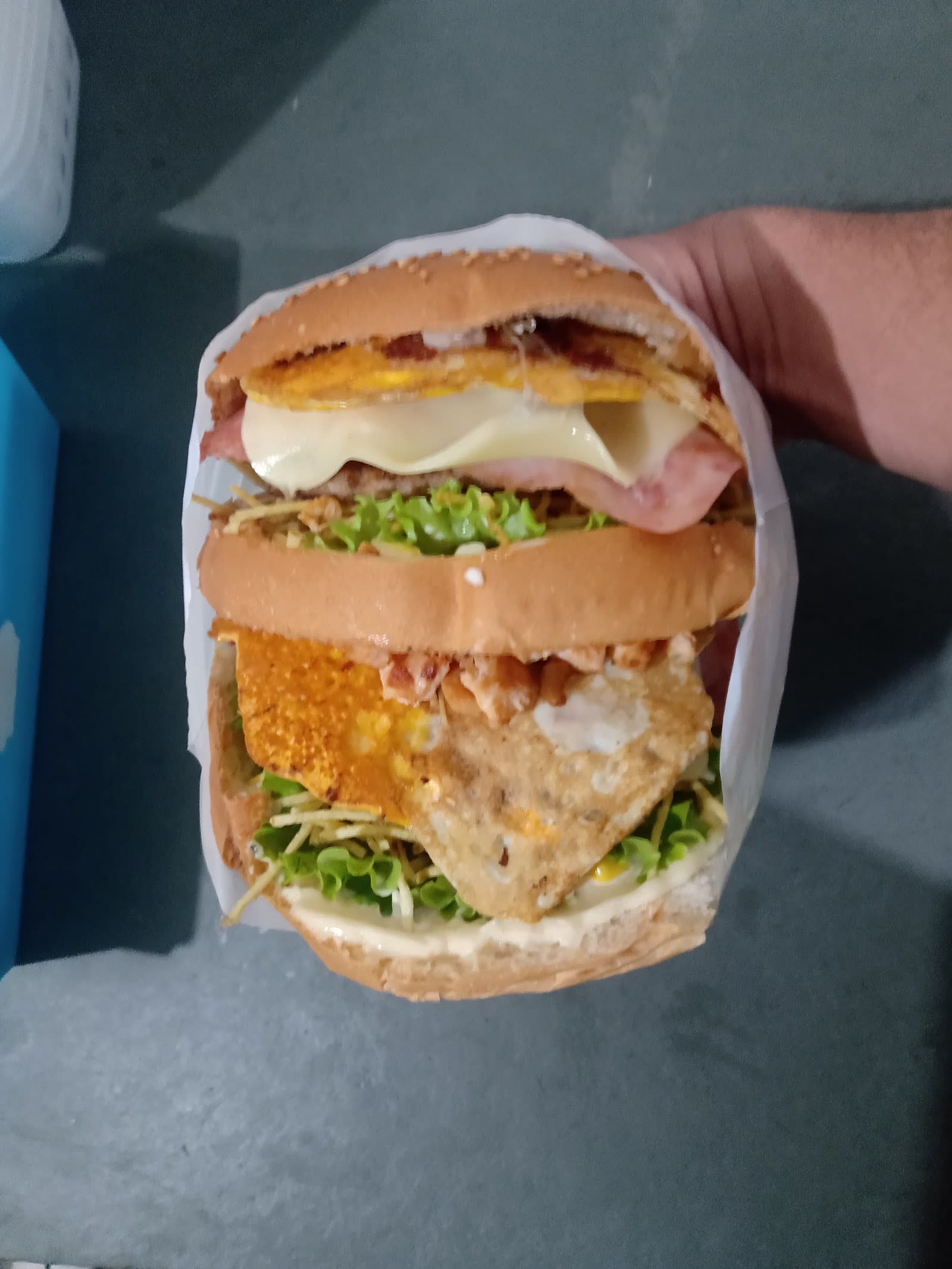 Lanche estilo porção do Cassio Sandubas, Lavras-MG