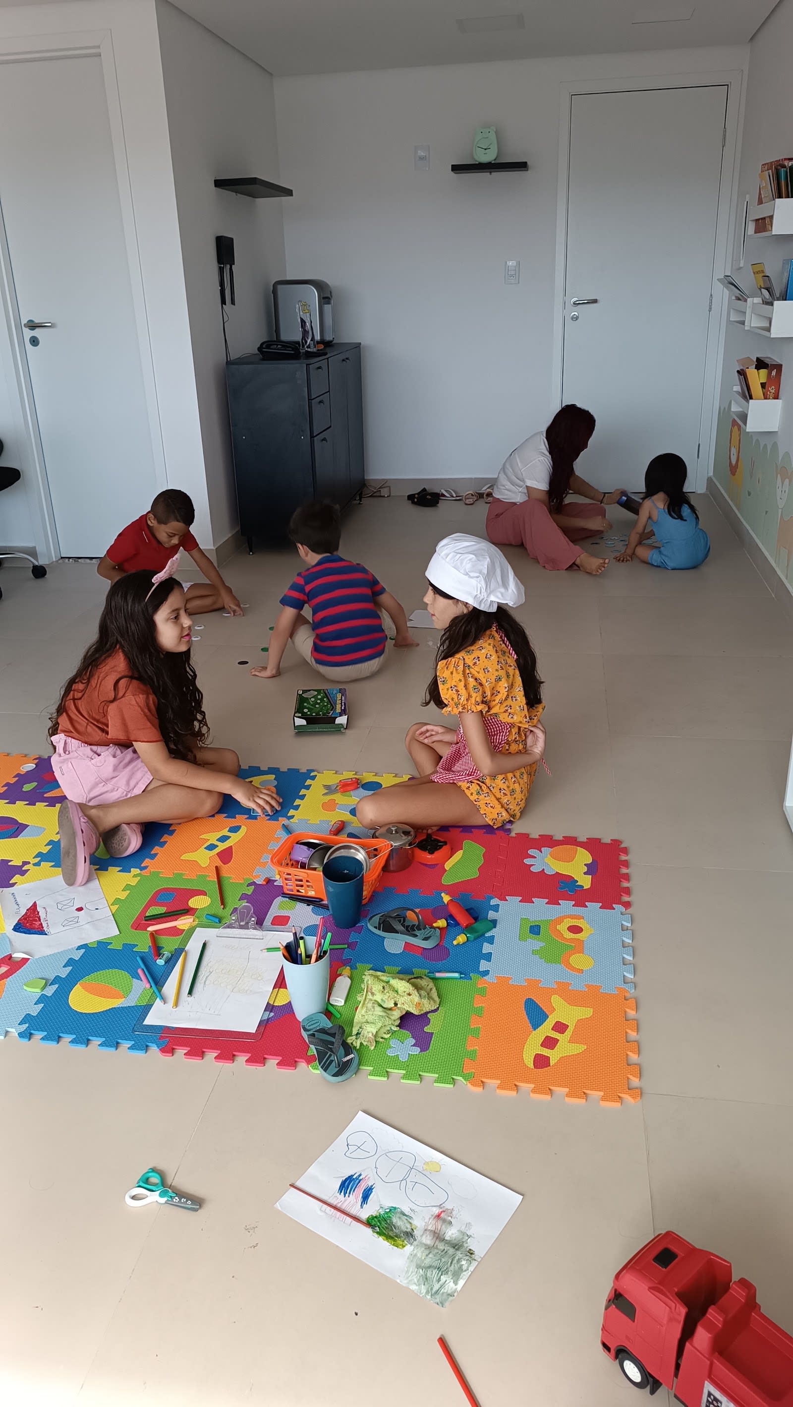 Espaço acolhedor para crianças na Clínica CreSendo, psicologia infantil no Crato — CE