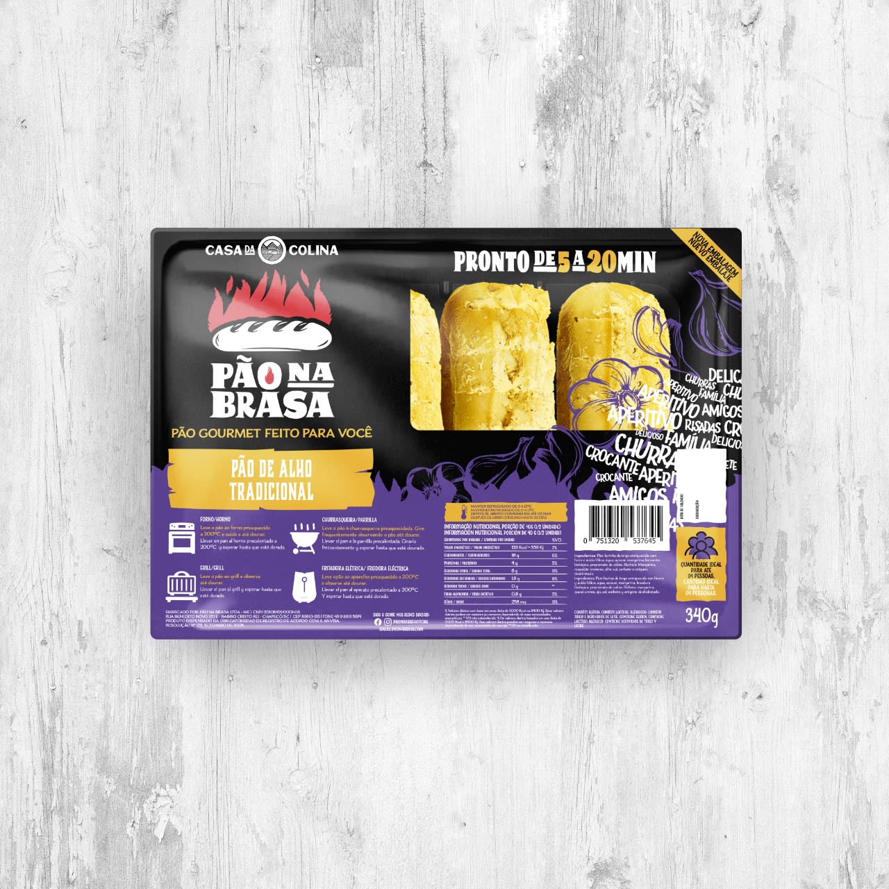 Produção de pães da Pão na Brasa, em Chapecó (SC)