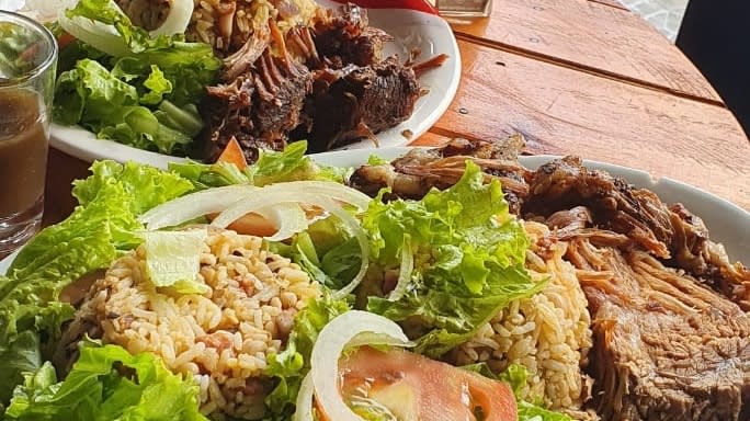 Prato servido no Rancho do Catarina, restaurante de comida caseira em Guarulhos