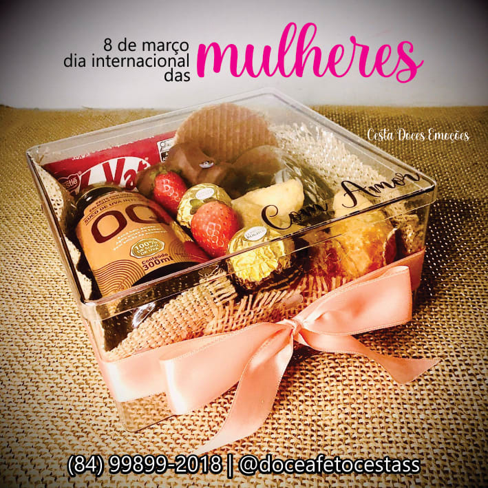 Arranjo de presente da Doce Afeto Cestas, Nova Esperança, Parnamirim