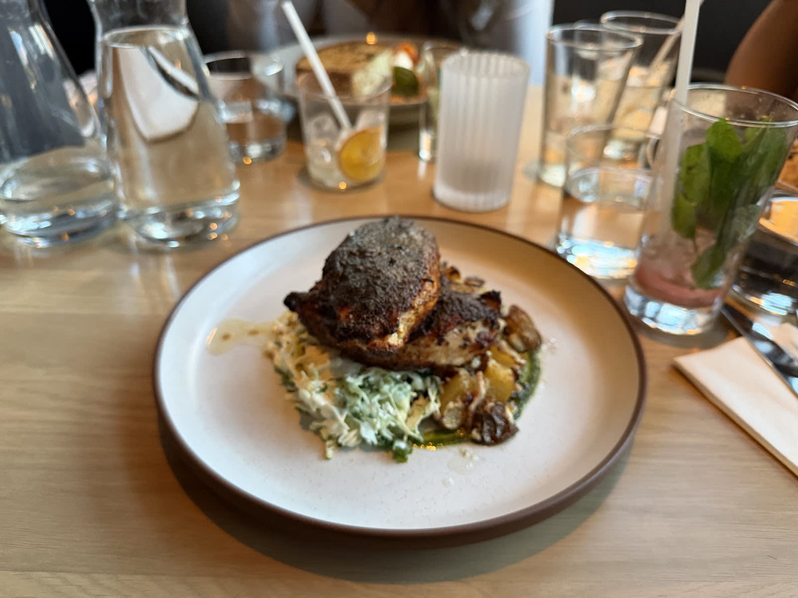 Earls Kitchen + Bar signature steak dish, Winnipeg