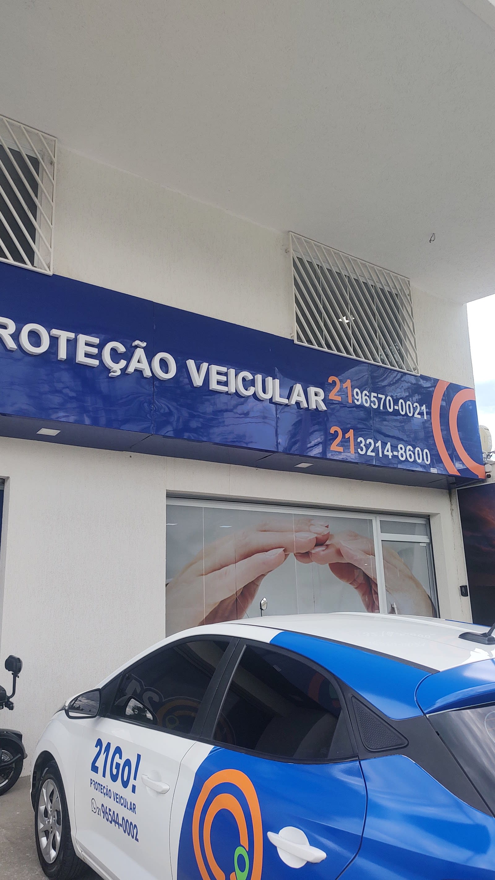 Detalhe do espaço de atendimento da 21Go! Proteção Patrimonial em Campo Grande