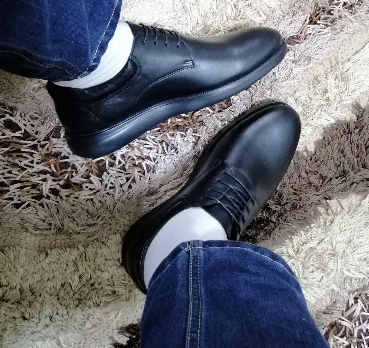 Chaussures Santiago Shoes en gros plan, Casablanca