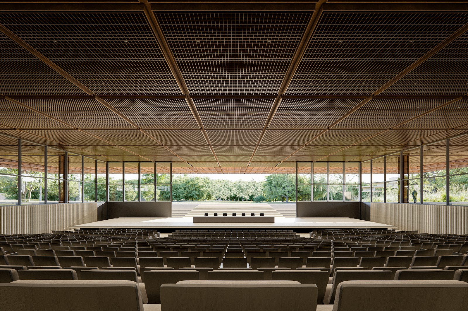 Ambiente projetado pela ARQBR Arquitetura e Urbanismo, em Brasília