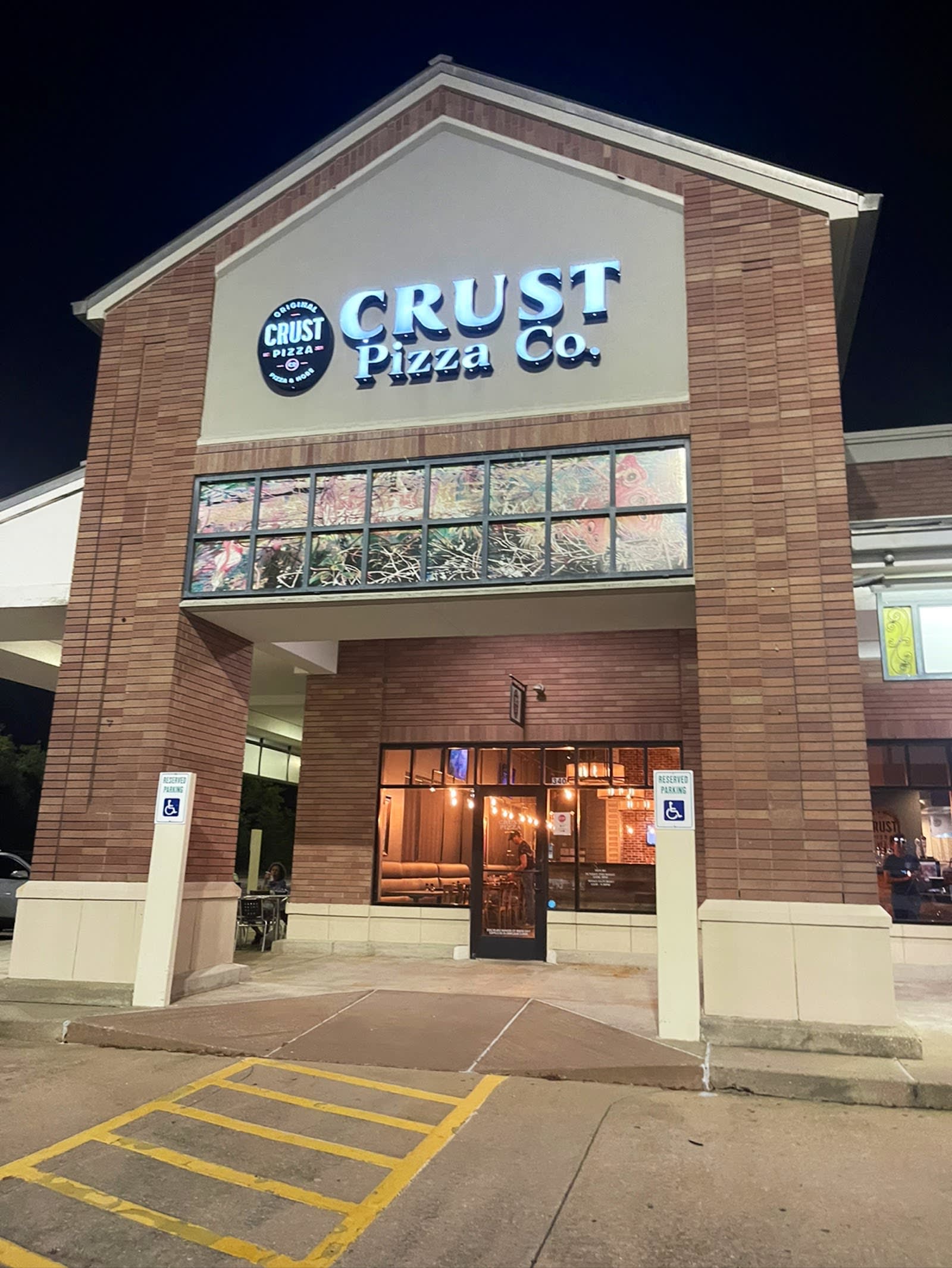 Food served at Crust Pizza Co. Alden Bridge on Research Forest Drive, The Woodlands