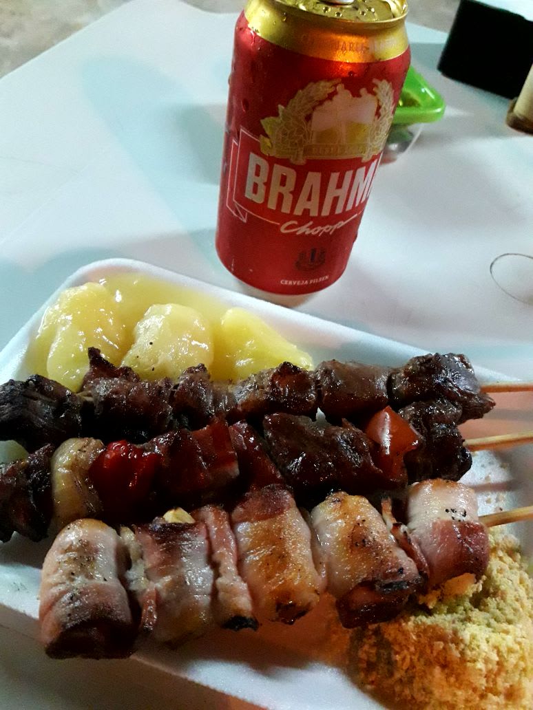 Espetinhos variados do Espetinho Do Chico em Piratininga-SP