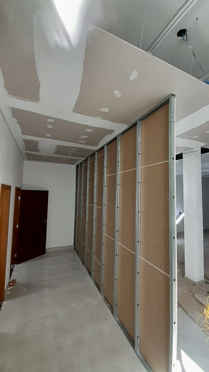 Ambiente com drywall e acabamento entregue pela Drywall & Decor SP em São Paulo - SP