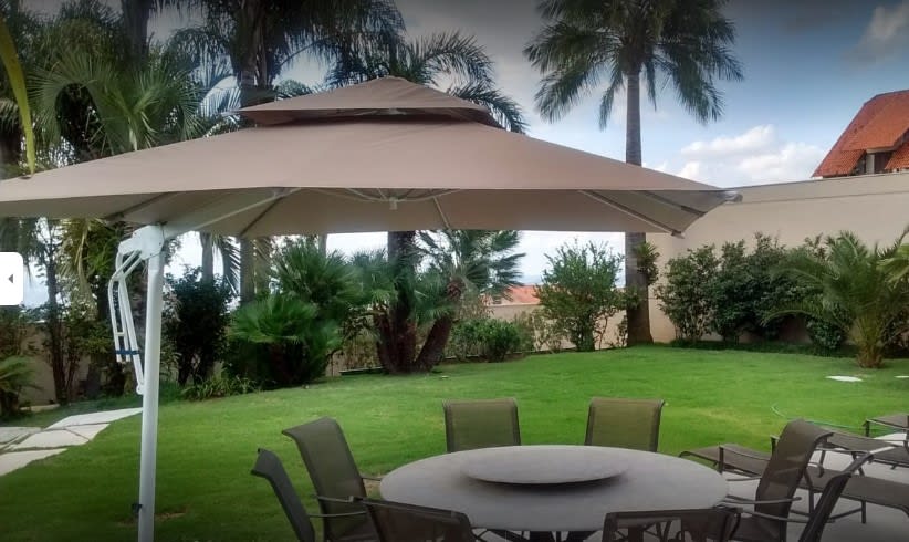 Detalhe de acabamento em móvel de jardim na SuedeDecor, Ribeirão Preto