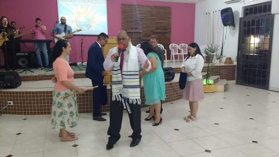 Espaço de culto da Comunidade Testemunhas de Jesus, em Almirante Tamandaré