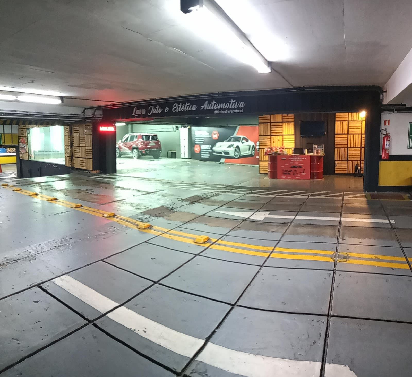 Detalhe de serviço no The Driver Pátio Belém