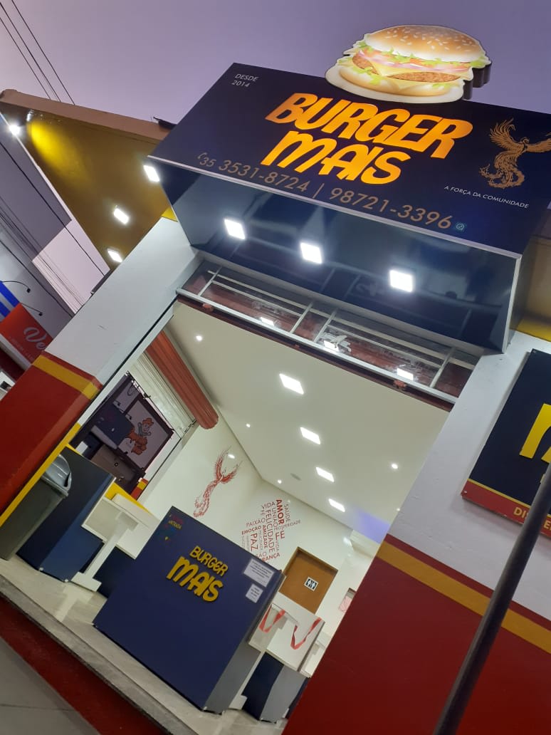 Hambúrguer artesanal do Burguer Mais