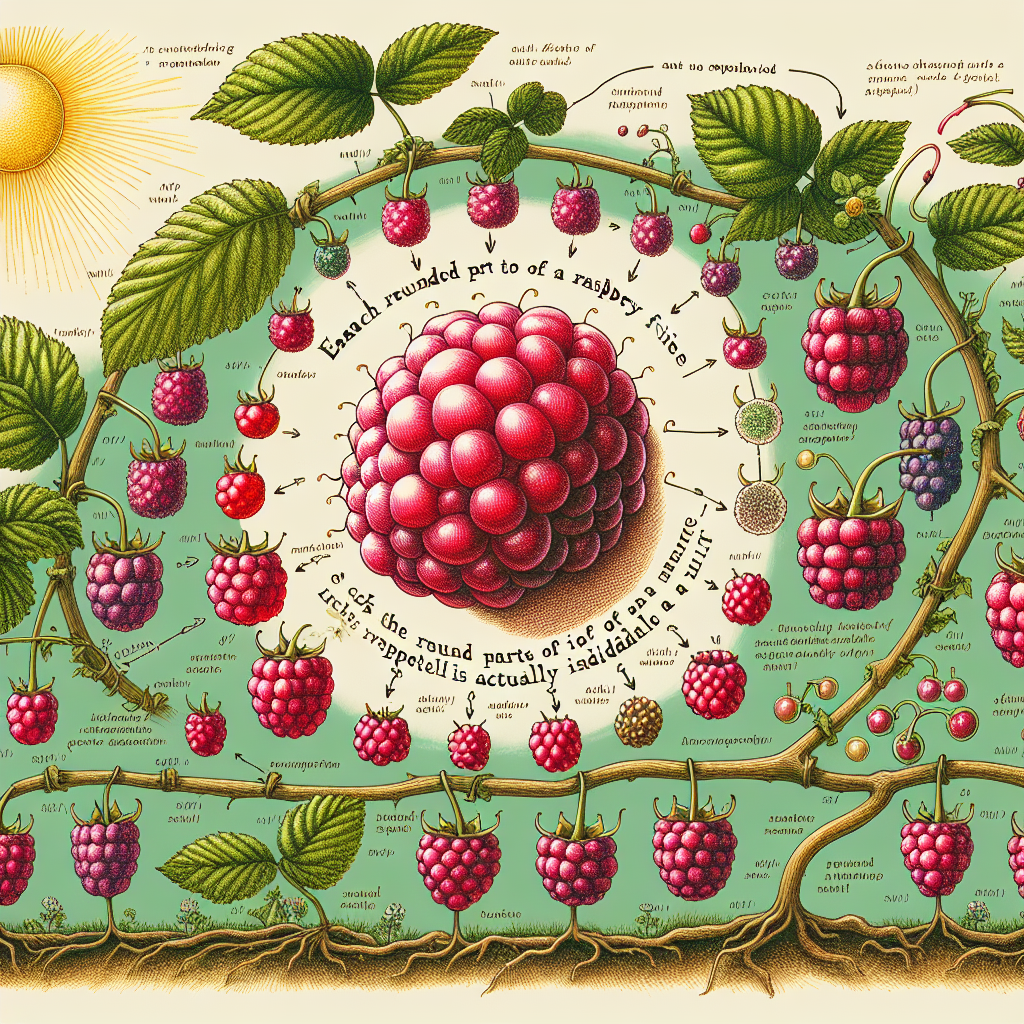 Why is a raspberry actually a cluster of hundreds of tiny individual ...