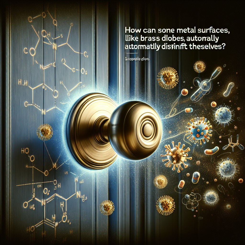 How can some metal surfaces, like brass doorknobs, automatically ...