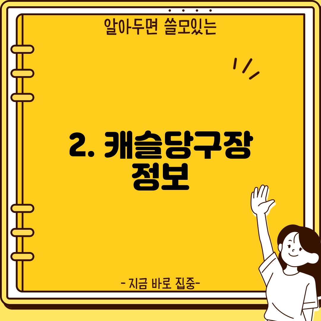 2. 캐슬당구장 정보