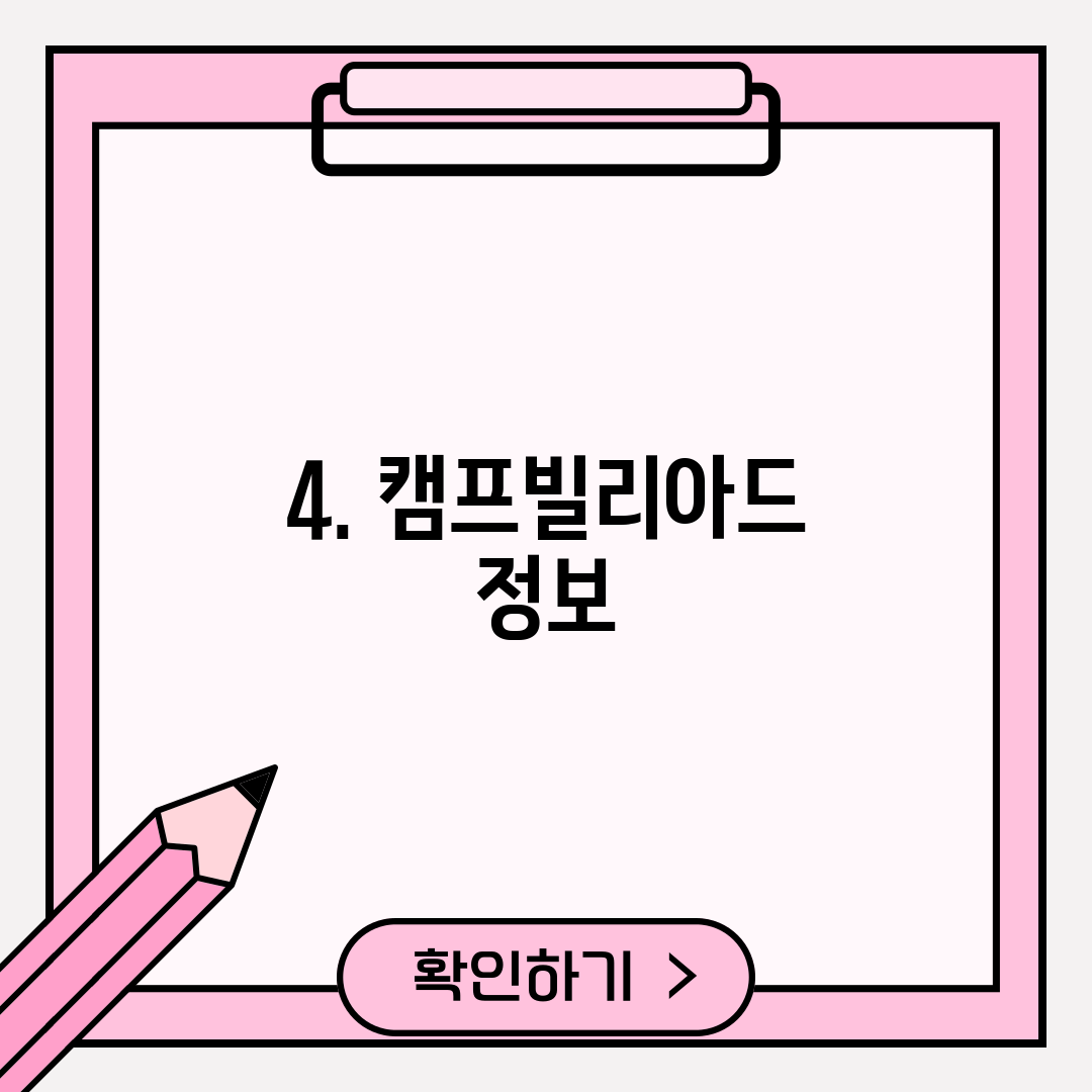 4. 캠프빌리아드 정보