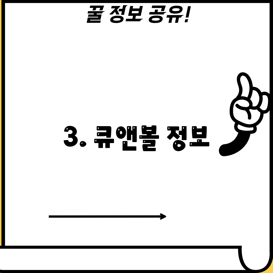 3. 큐앤볼 정보