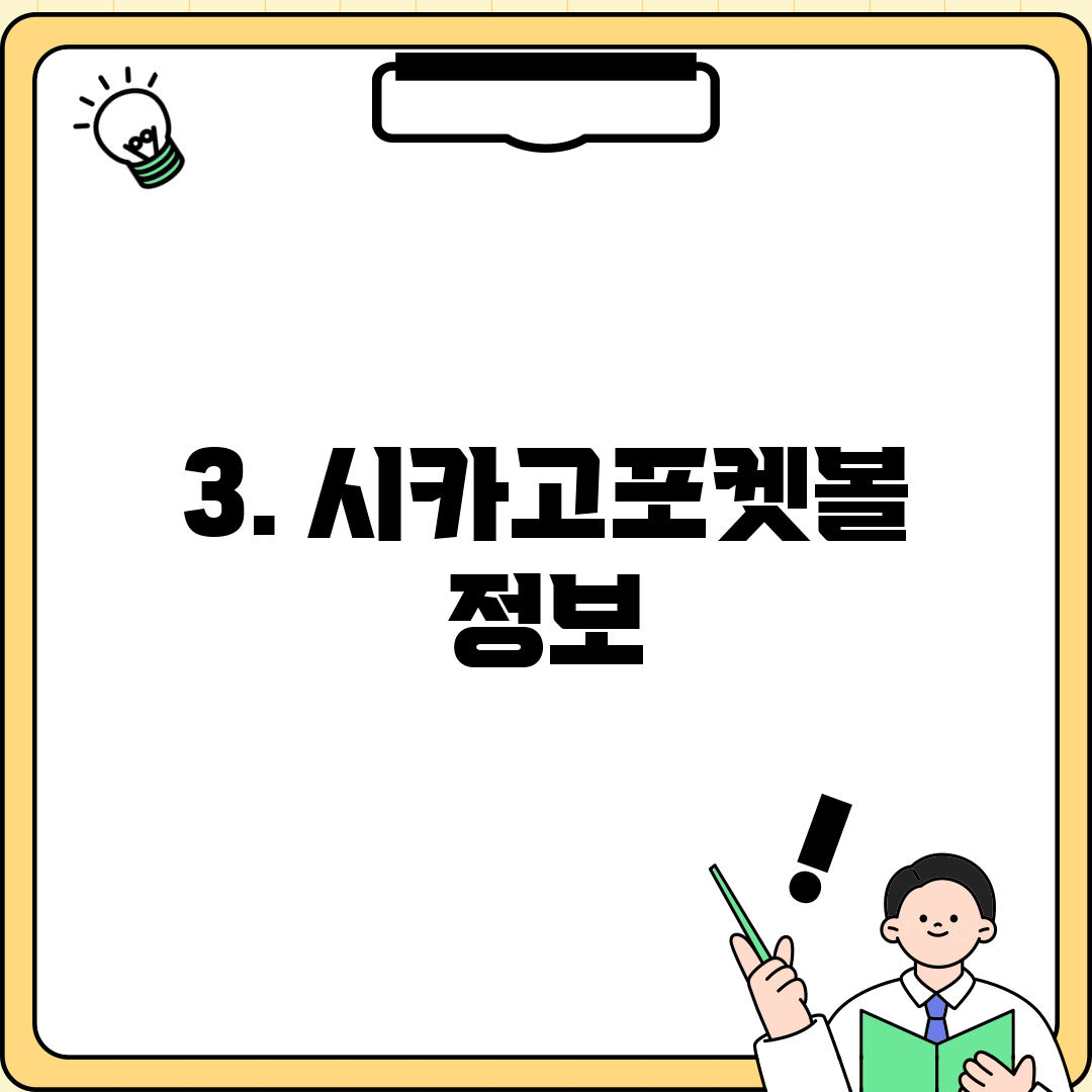 3. 시카고포켓볼 정보