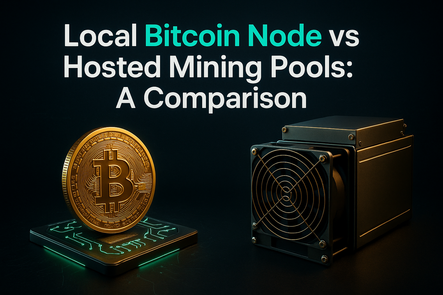 Local Bitcoin Node vs Hosted Mining Pools: A Comparison