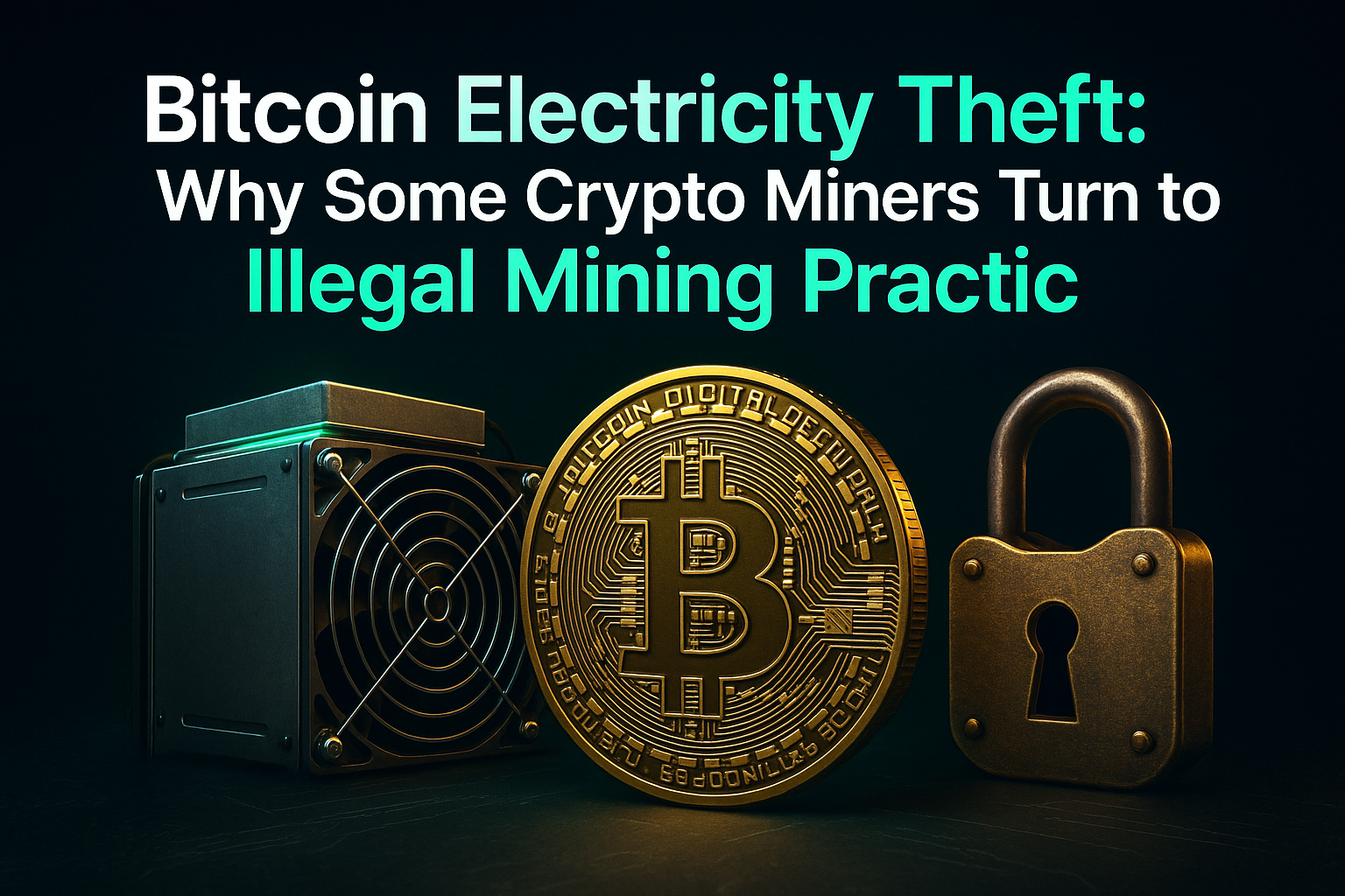 Bitcoin Electricity Theft: Illegal Mining Practices