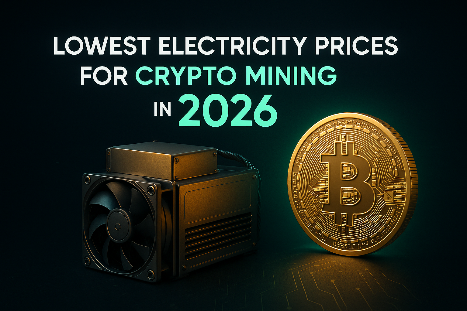 Lowest Electricity Prices for Crypto Mining in 2026