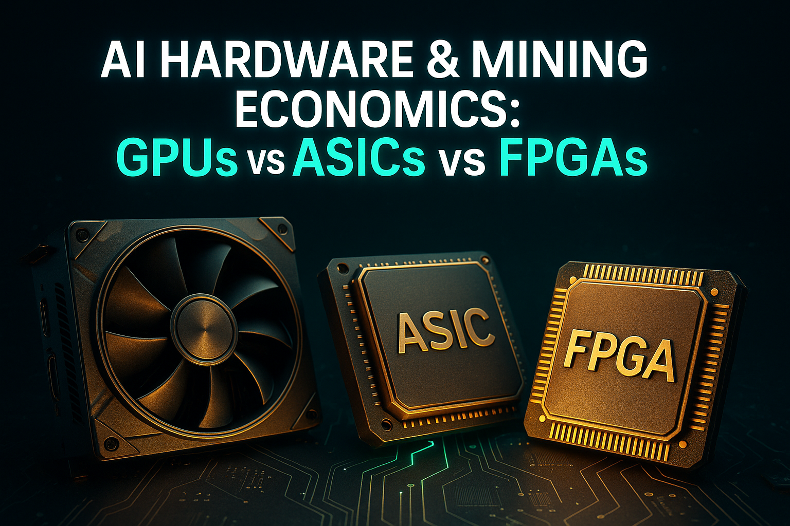 AI Hardware & Mining Economics: GPUs vs ASICs vs FPGAs